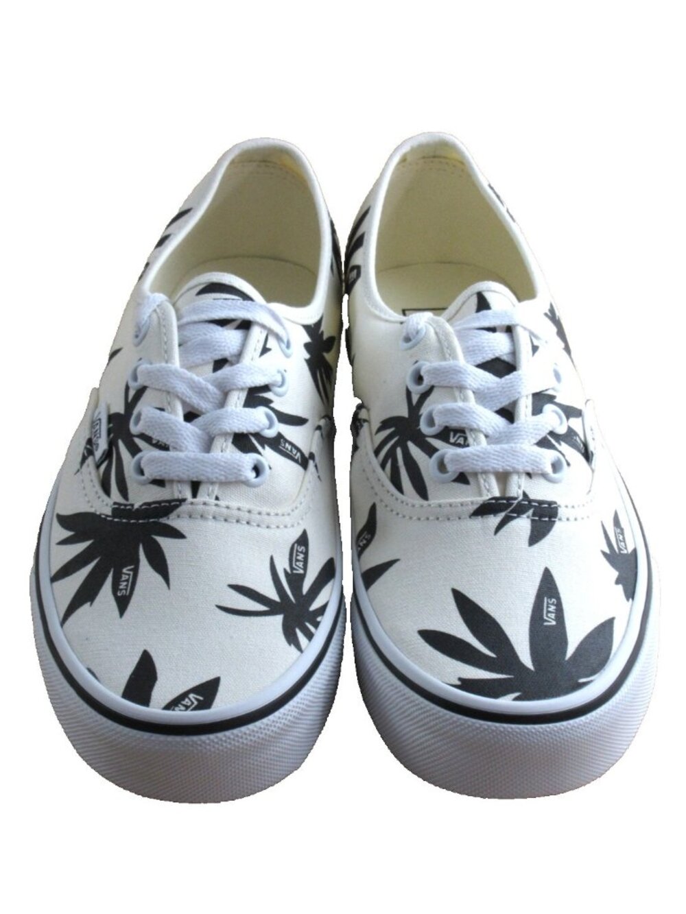 Vans Authentic Men's Archive Marshmallow White Black Canvas shoes Size 11.5 NEW
